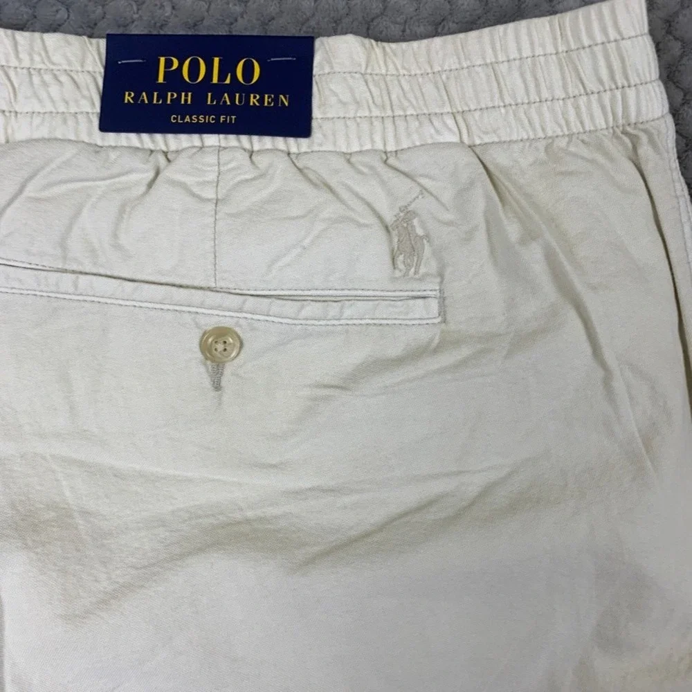 Polo Ralph Lauren Mens 4XLT Classic Fit Natural‎ Cotton Drawstring Pants NEW